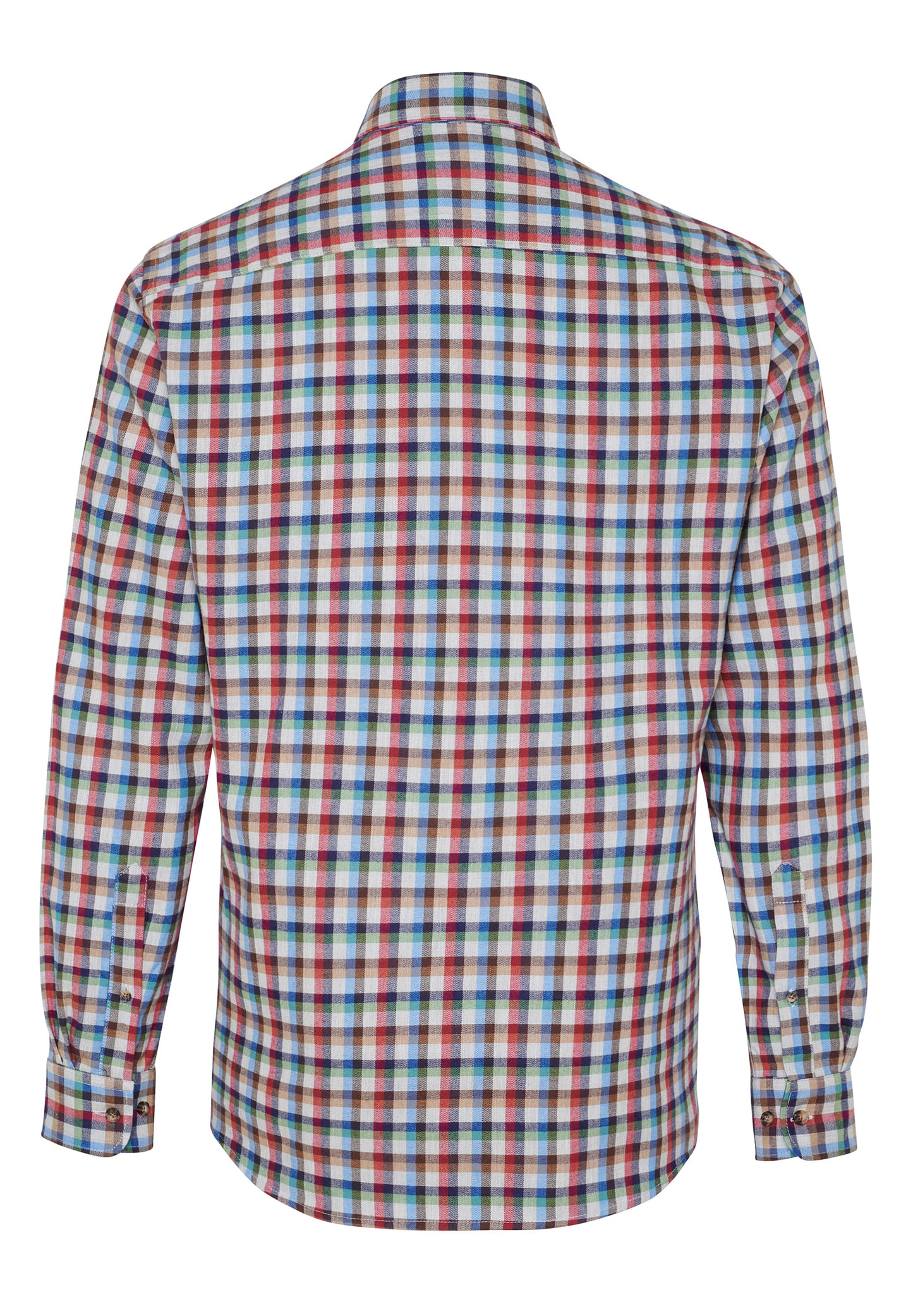 D50014-31202 HATICO- Sport Hemd Regular Fit Langarm 982 karo multicolor