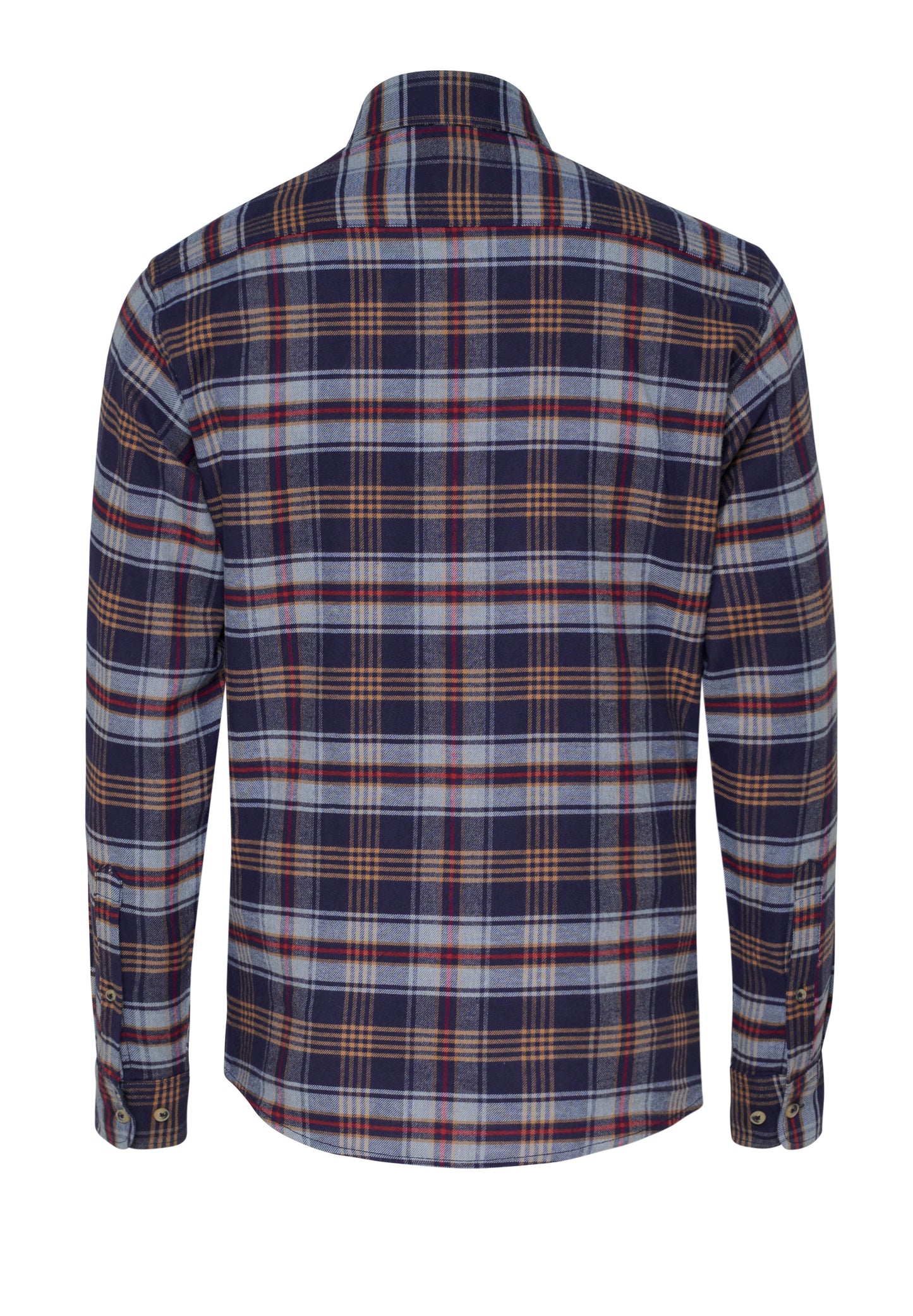 D70003-31203 HATICO- Sport Hemd Regular Fit Langarm 156 karo dunkelblau