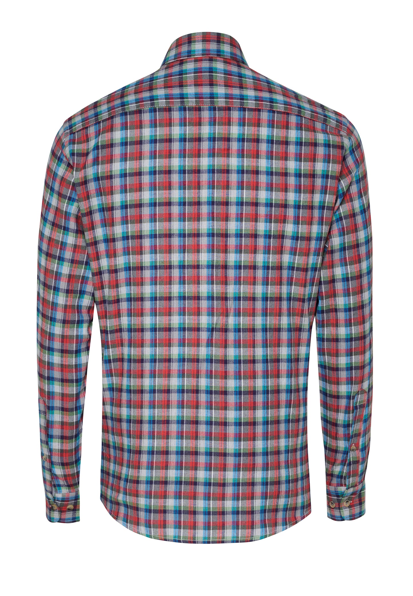 D70011-71203 HATICO- Sport Hemd Modern Fit Langarm 982 karo multicolor