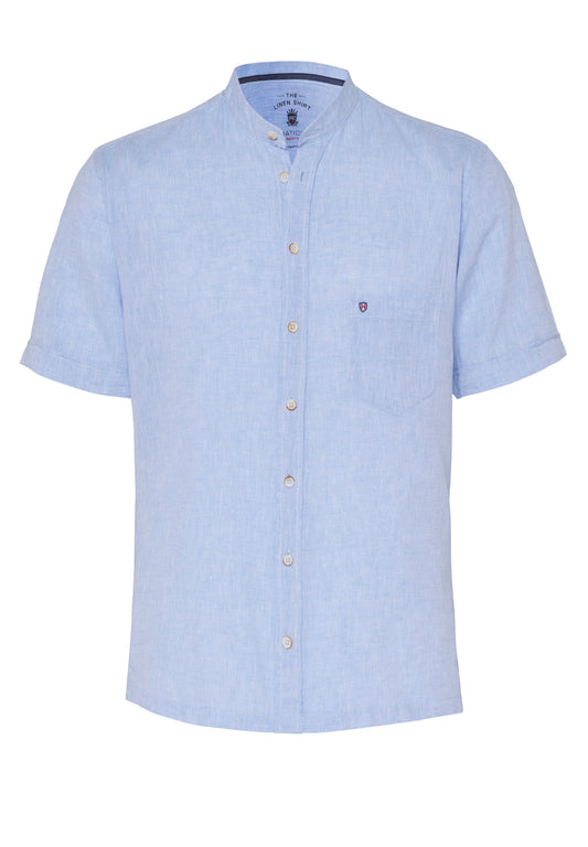 3415-42601 HATICO- Sport Hemd regular fit Halbarm 109 uni hellblau