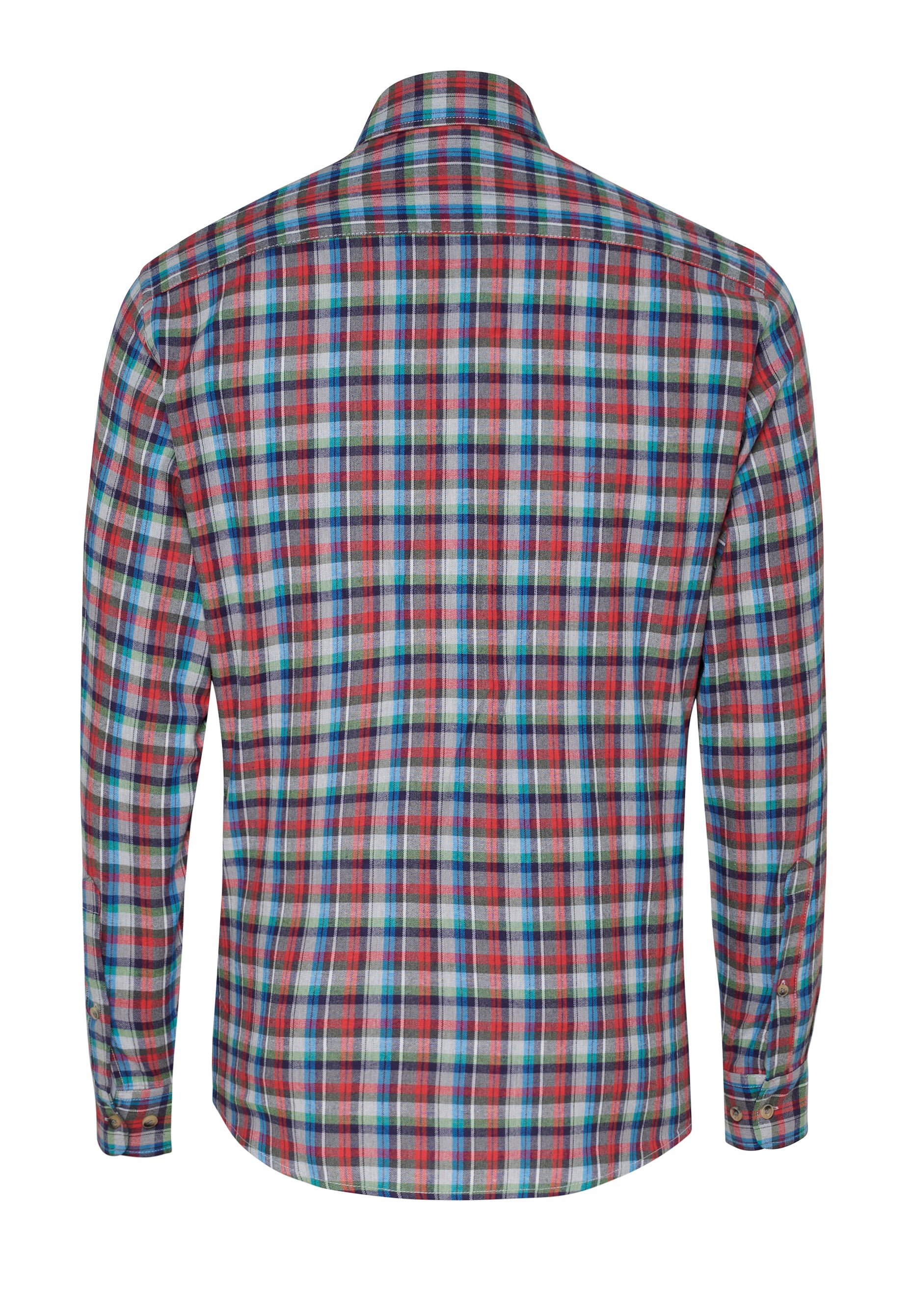 D70011-31203 HATICO- Sport Hemd Regular Fit Langarm 982 karo multicolor