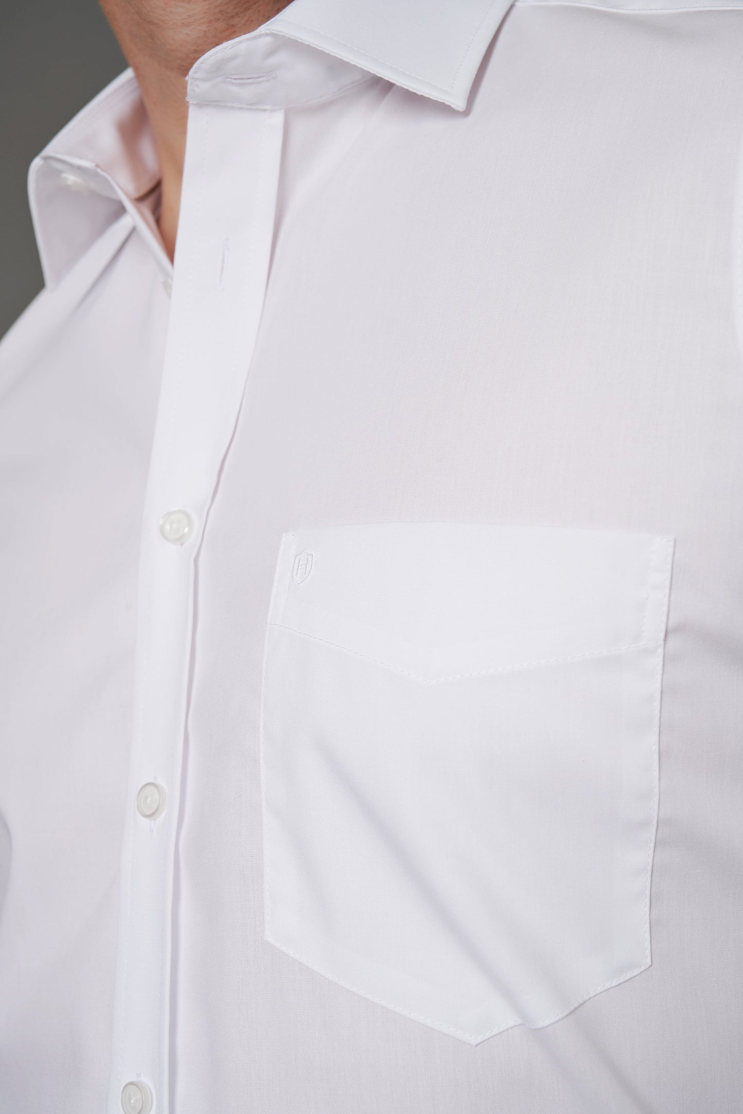3209-278 - Hatico Essentials Hemd Modern Fit - weiss